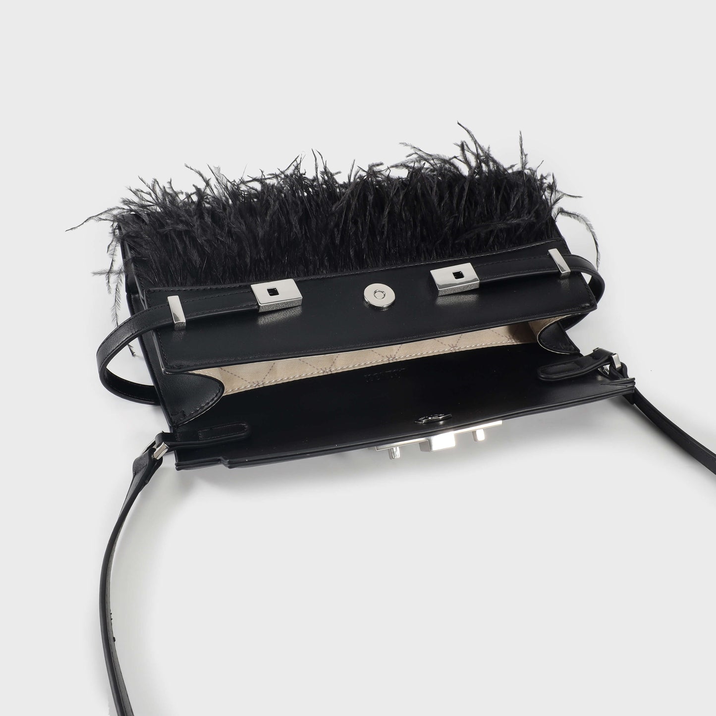 GRACE LONG LE Shoulder Bag - BLACK