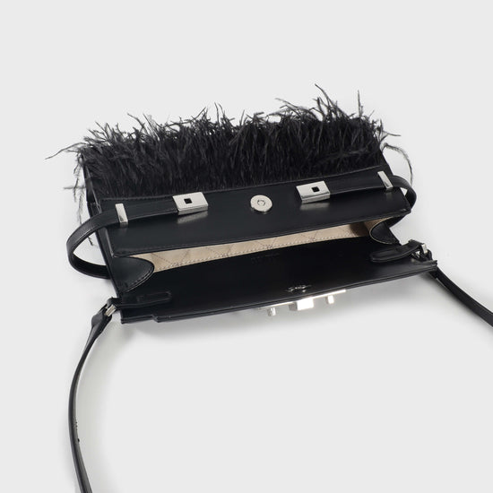 GRACE LONG LE Shoulder Bag - BLACK