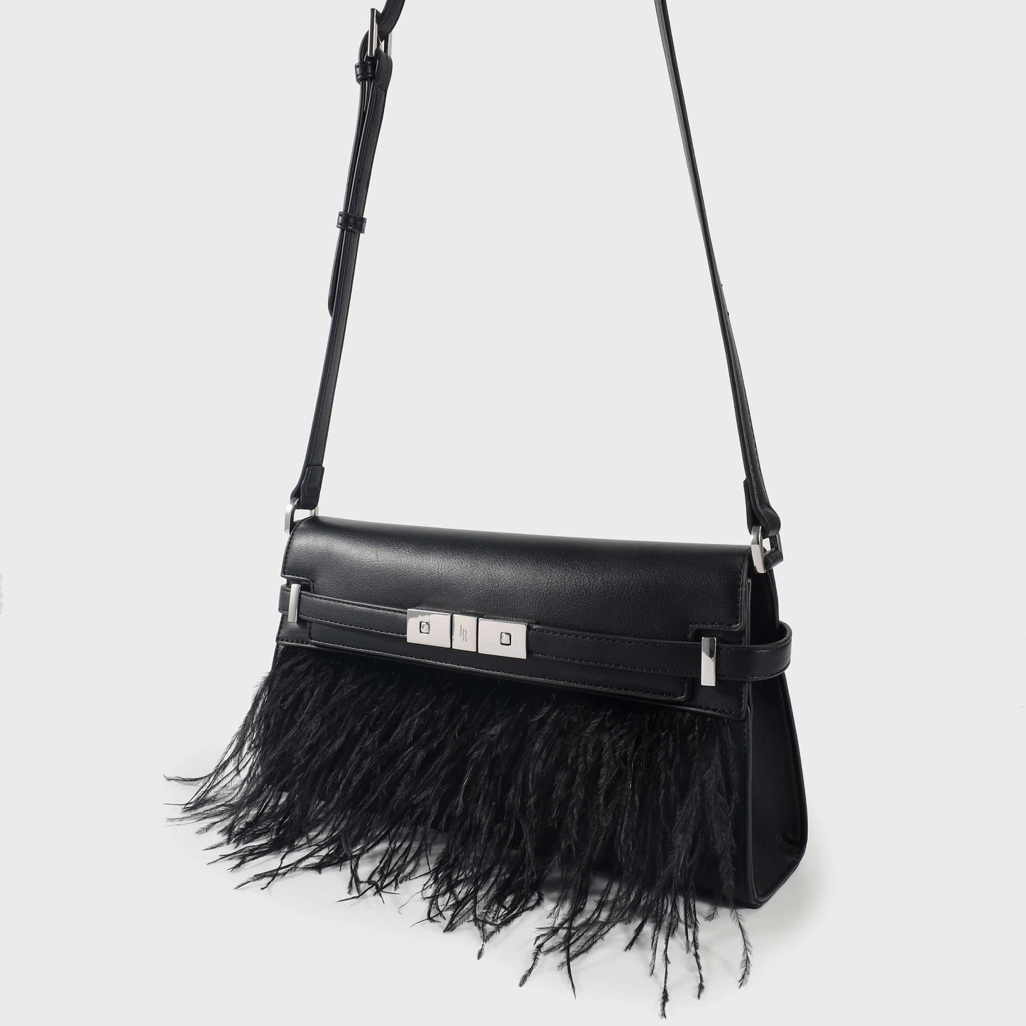 GRACE LONG LE Shoulder Bag - BLACK