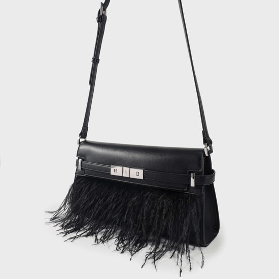 GRACE LONG LE Shoulder Bag - BLACK