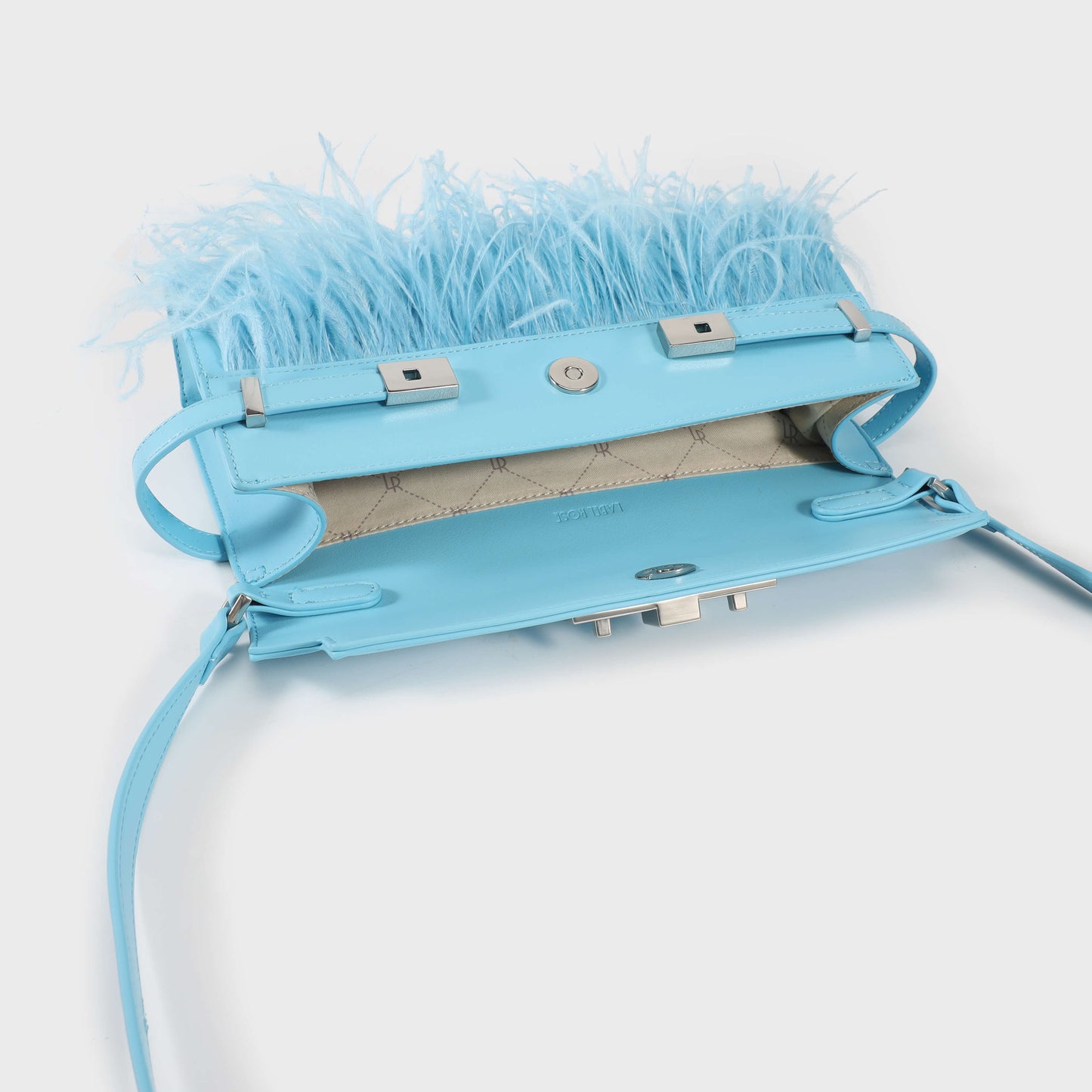 Borsa a tracolla GRACE LONG LE - LIGHT BLUE