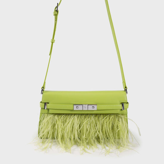 Borsa a tracolla GRACE LONG LE - LIME