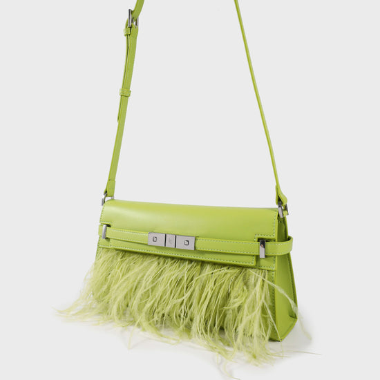 Borsa a tracolla GRACE LONG LE - LIME