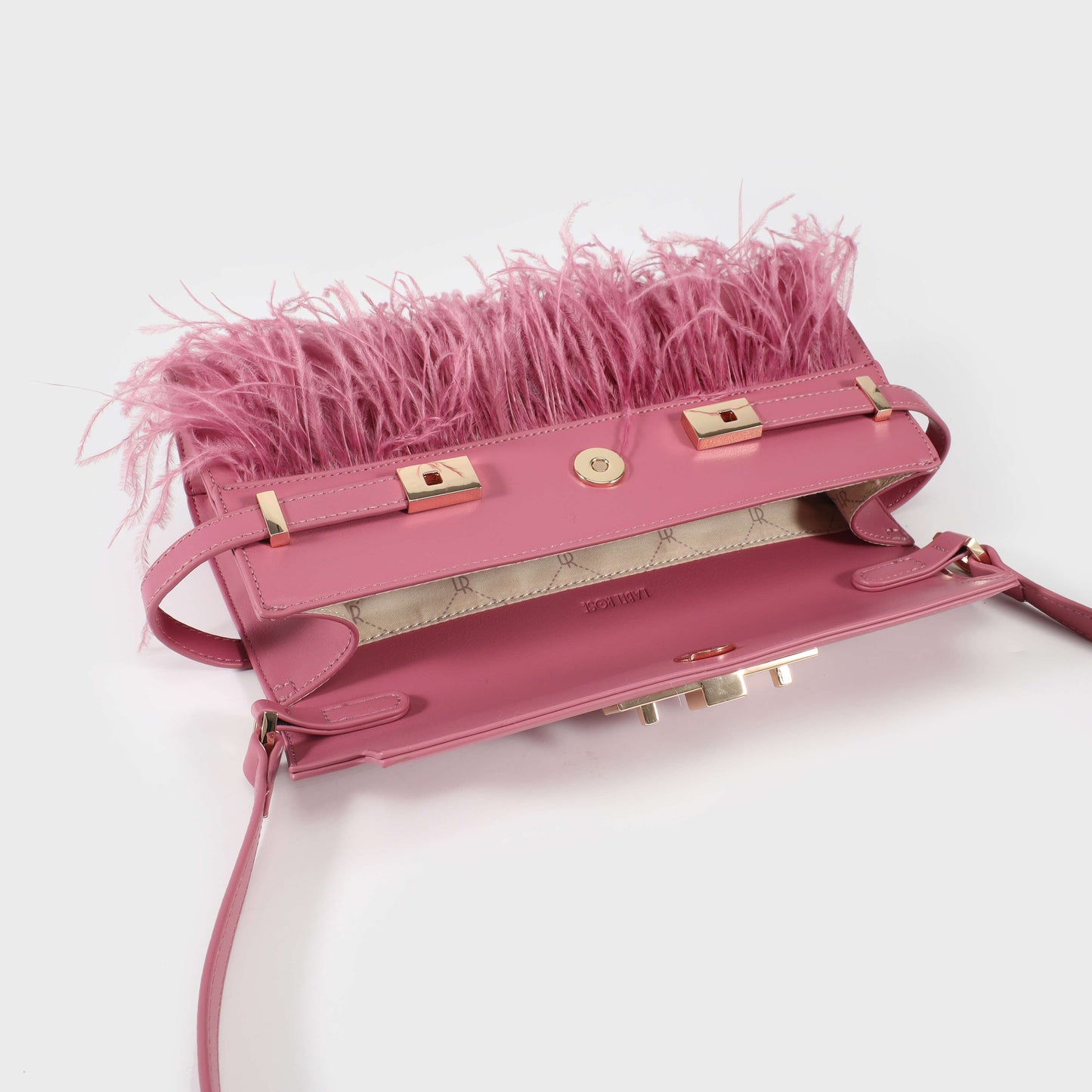 Borsa a tracolla GRACE LONG LE - TAFFY PINK