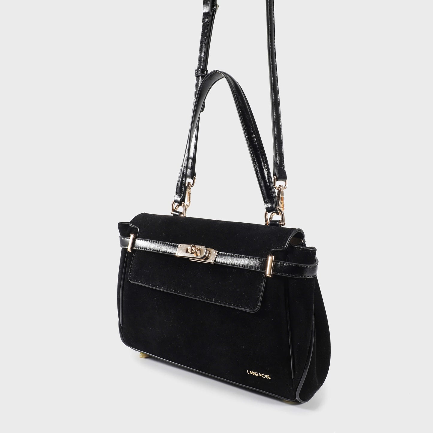 Borsa a tracolla HARPER - NERO GOLD