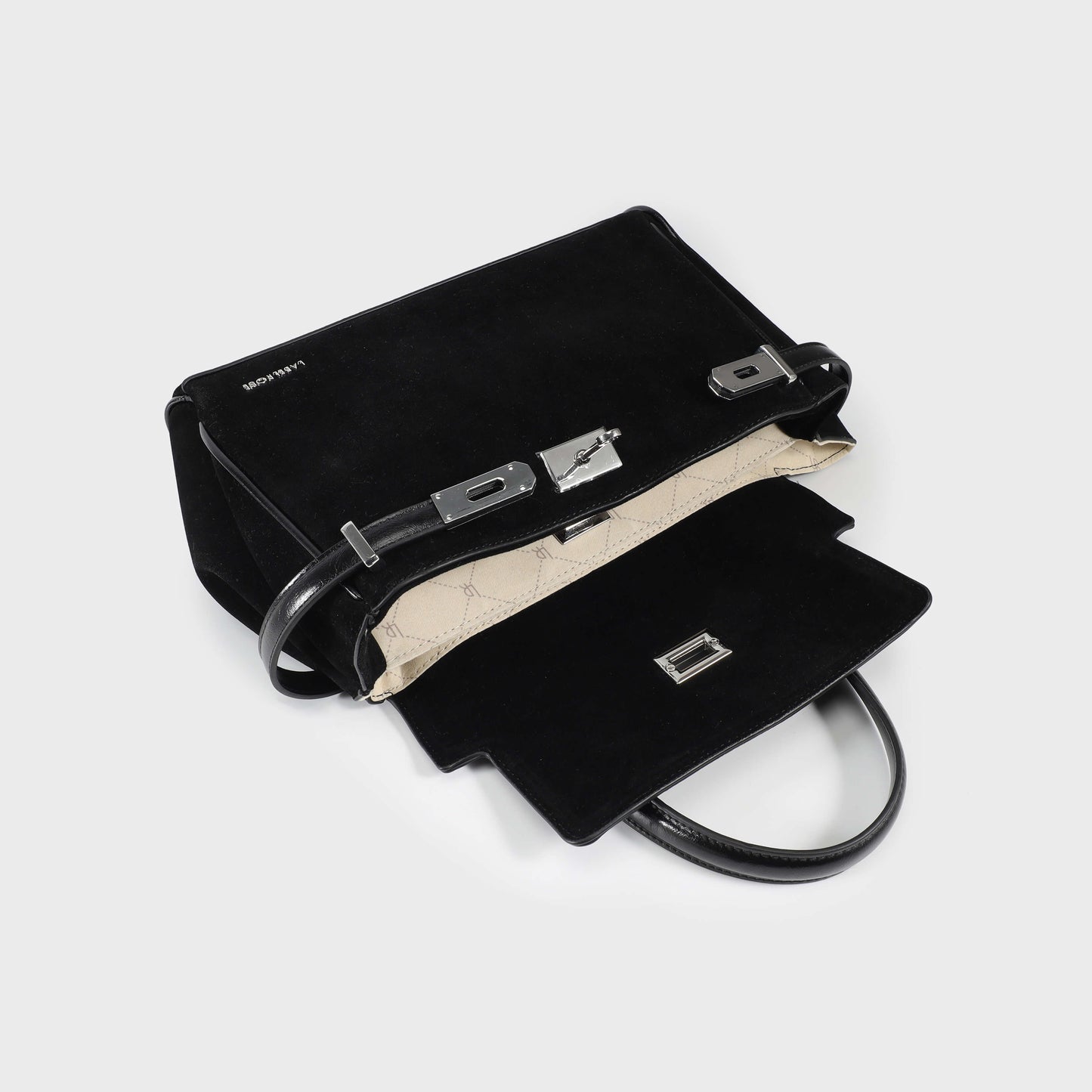 Borsa a tracolla HARPER - NERO SILVER