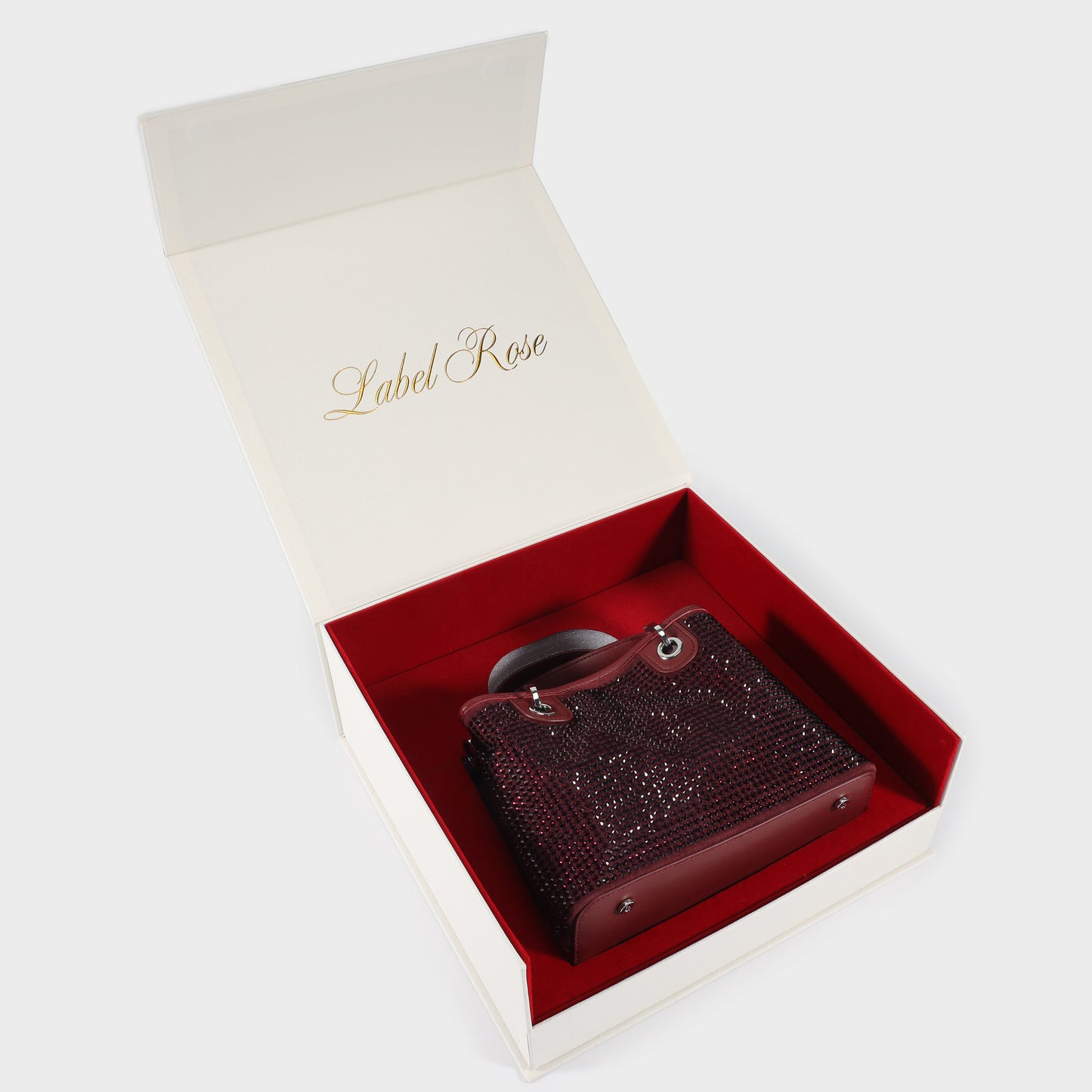 Borsa a mano MARGOT SMALL STRASS IN LOVE - SILVER