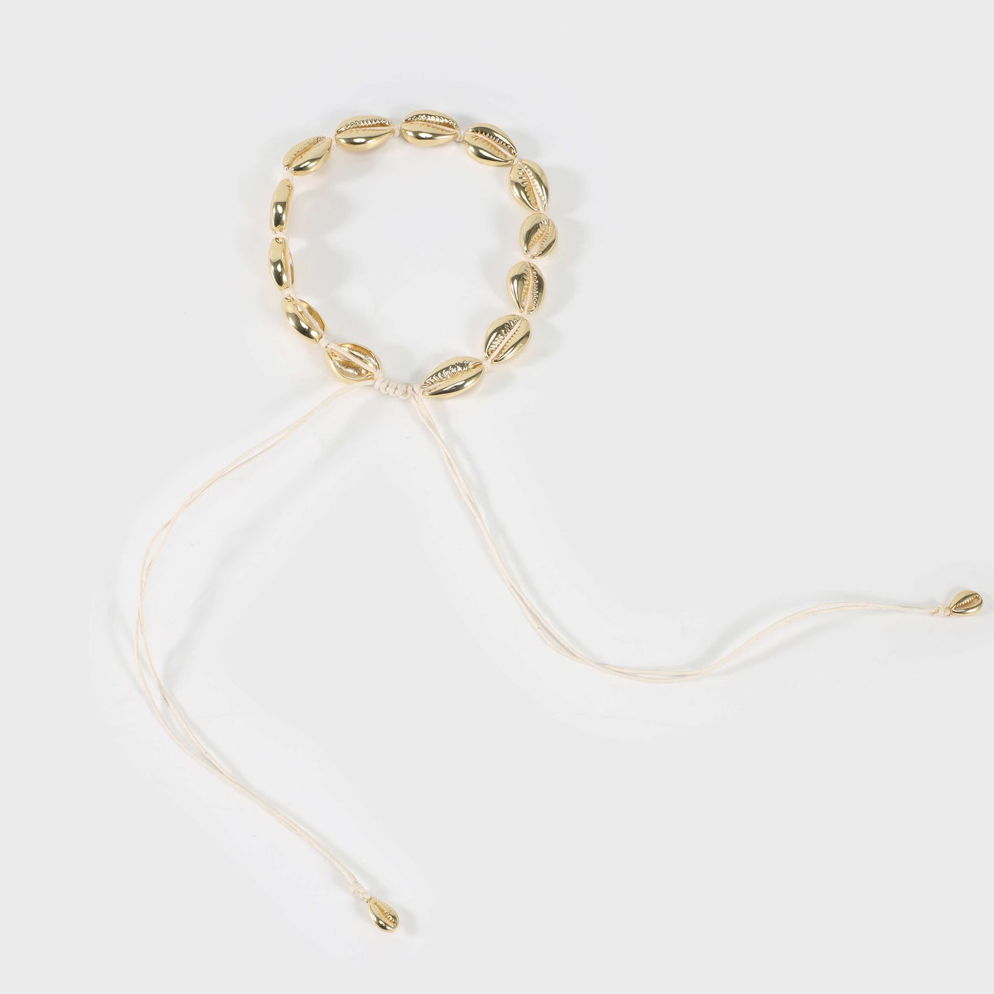 Choker conchiglie color oro