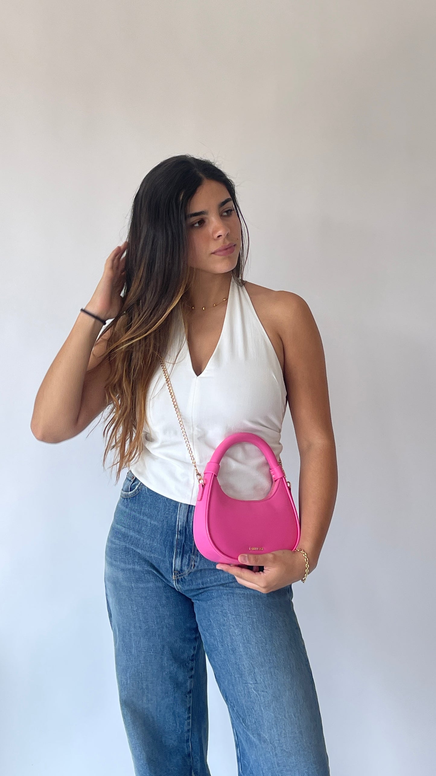 Mini bag a mano LADY - HOT PINK