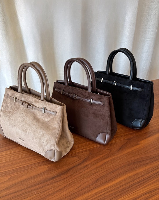 Borsa a mano MINA - CHOCOLATE