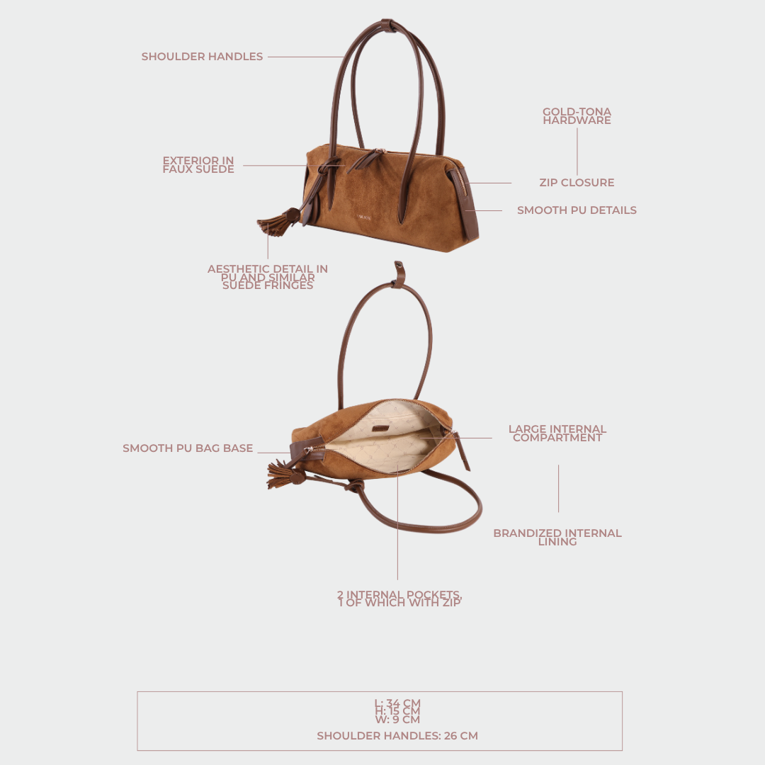Borsa a spalla LIVIA - CANNELLA