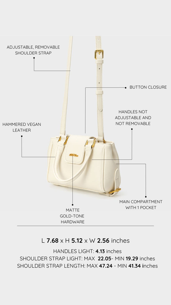 Borsa a mano CASSIDY - WHITE
