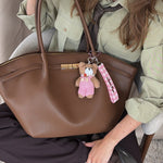 Borsa a spalla BRIELLE BIG - BROWN - PREVENDITA