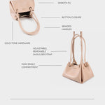 CHERYL Shoulder Bag - BLUSH