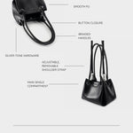 Bolso de hombro CHERYL - NEGRO