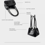 Bolso de hombro CHERYL - NEGRO