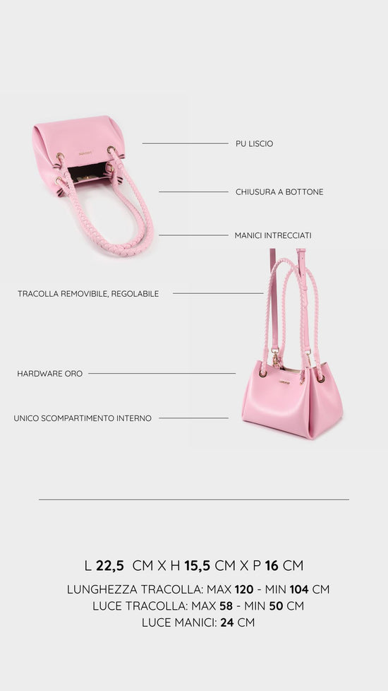 Borsa a spalla CHERYL - PINK