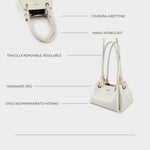 Bolso de hombro CHERYL - BLANCO ROTO