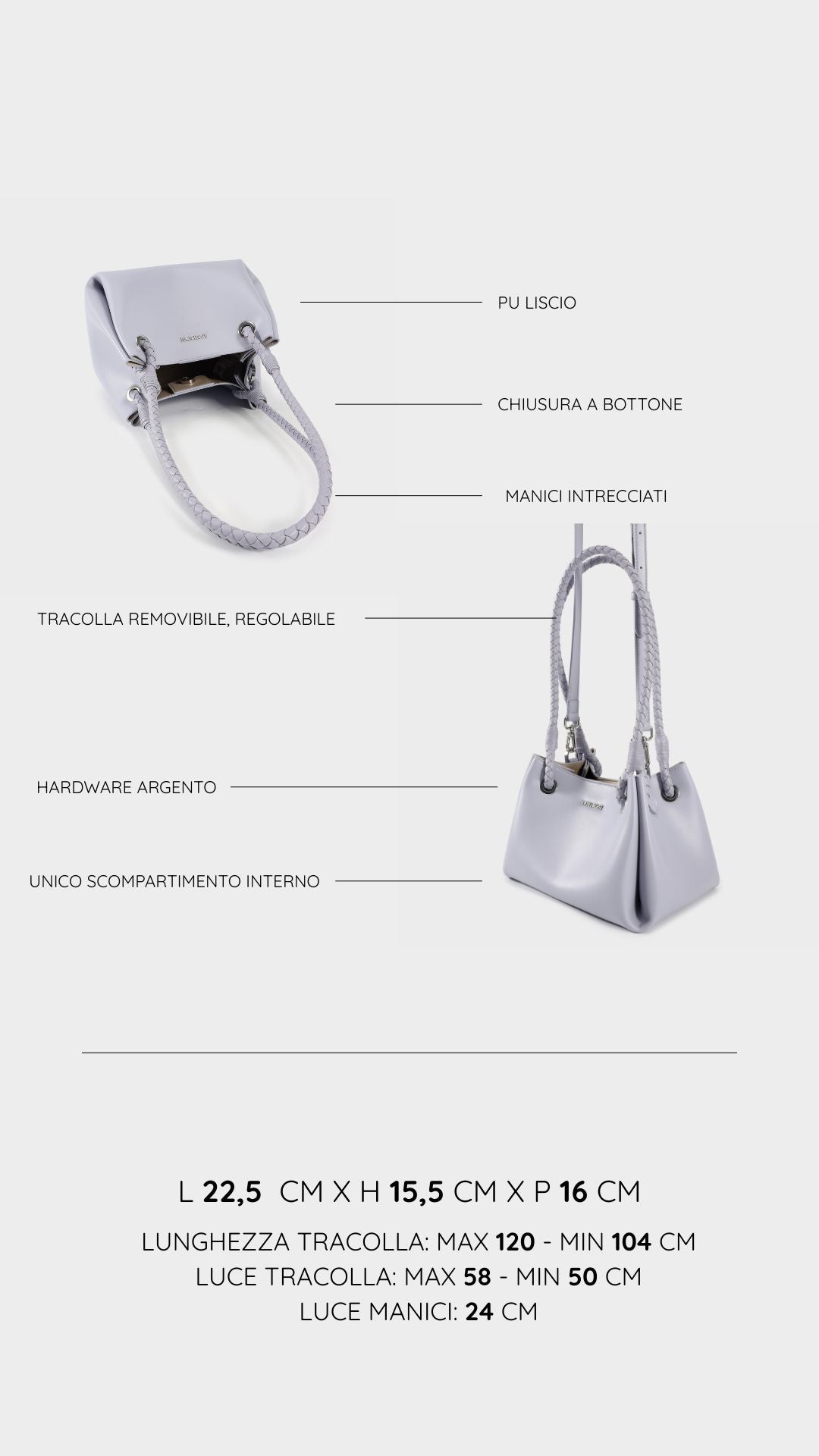 CHERYL Shoulder Bag - LAVANDER