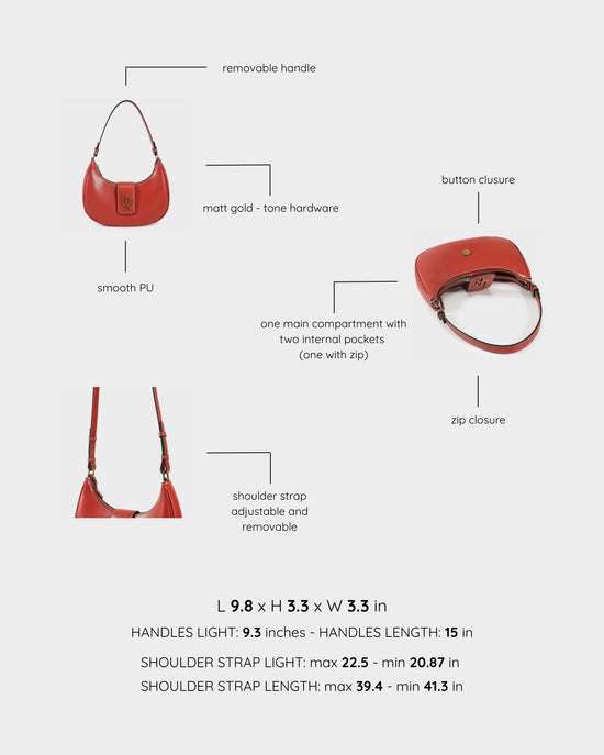 BEA Shoulder Bag - CHESTNUT
