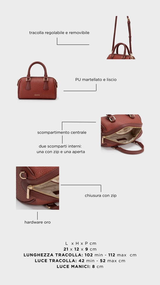 Bolso de mano BLINKY - CINNAMON