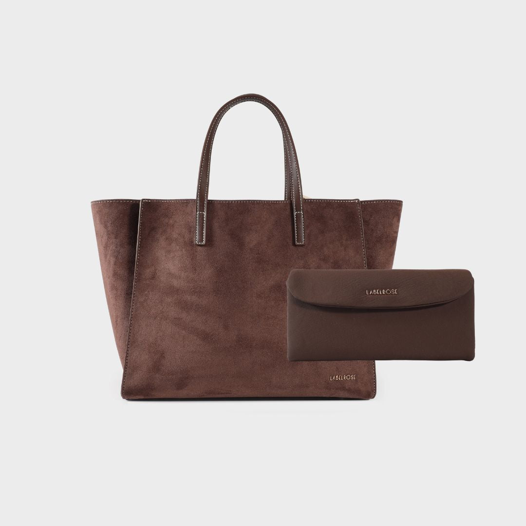 MELISSA SUEDE COMBO - BROWN