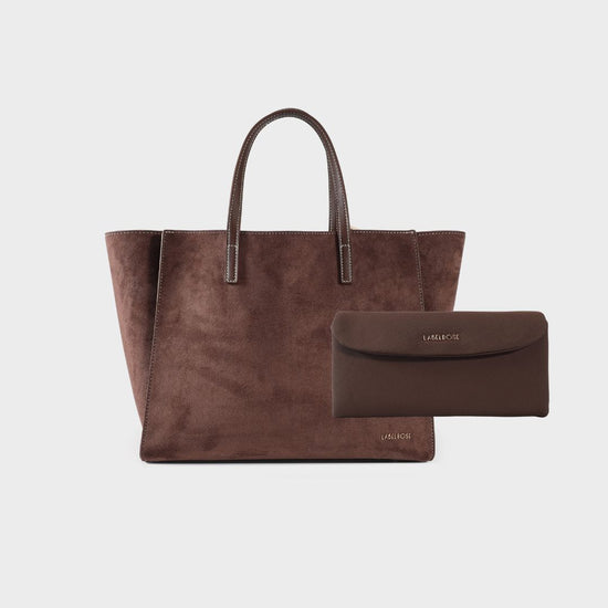 MELISSA SUEDE COMBO - BROWN