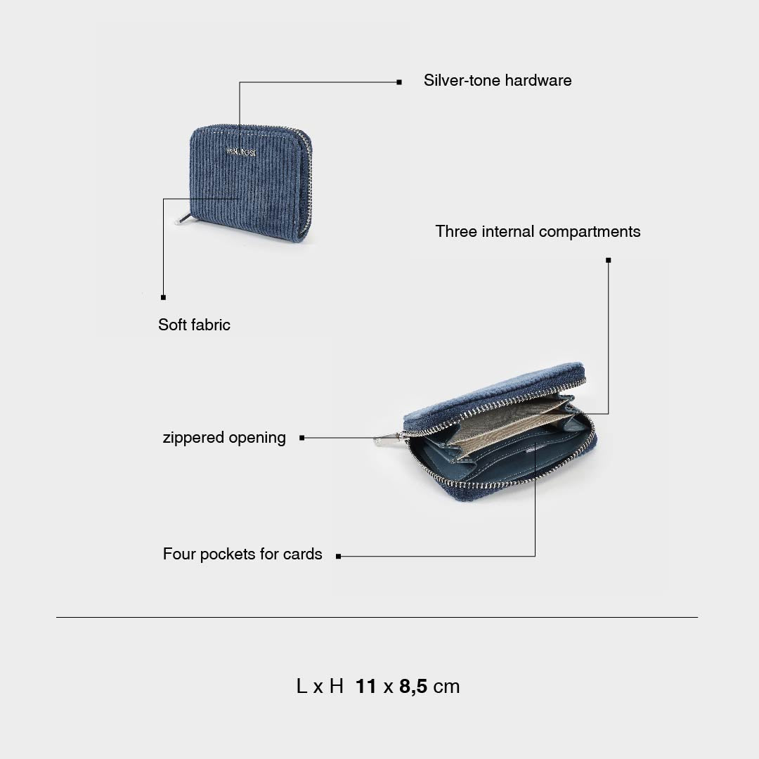 Portafoglio CORINNE WALLET - CELESTE