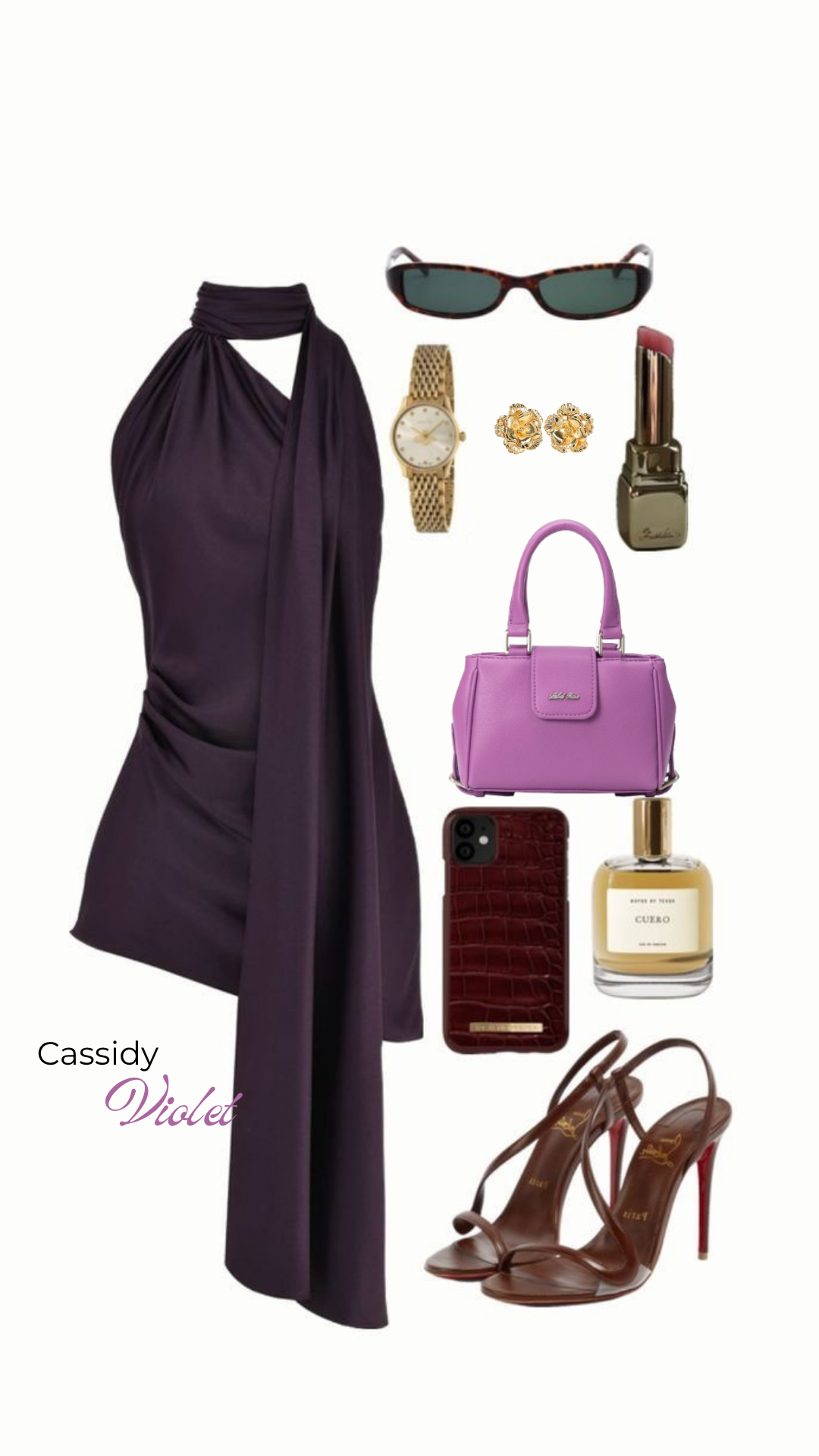 Borsa a mano CASSIDY - VIOLET
