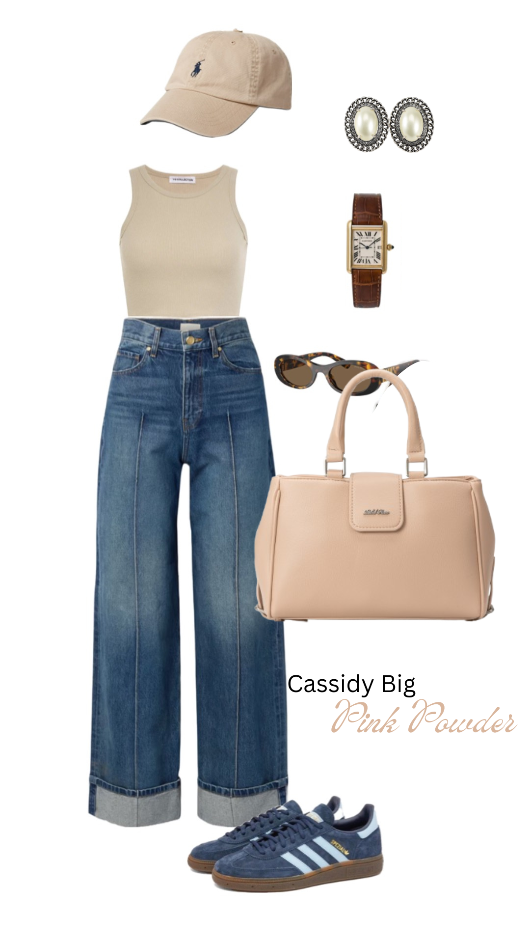 Borsa a mano CASSIDY BIG - PINK POWDER