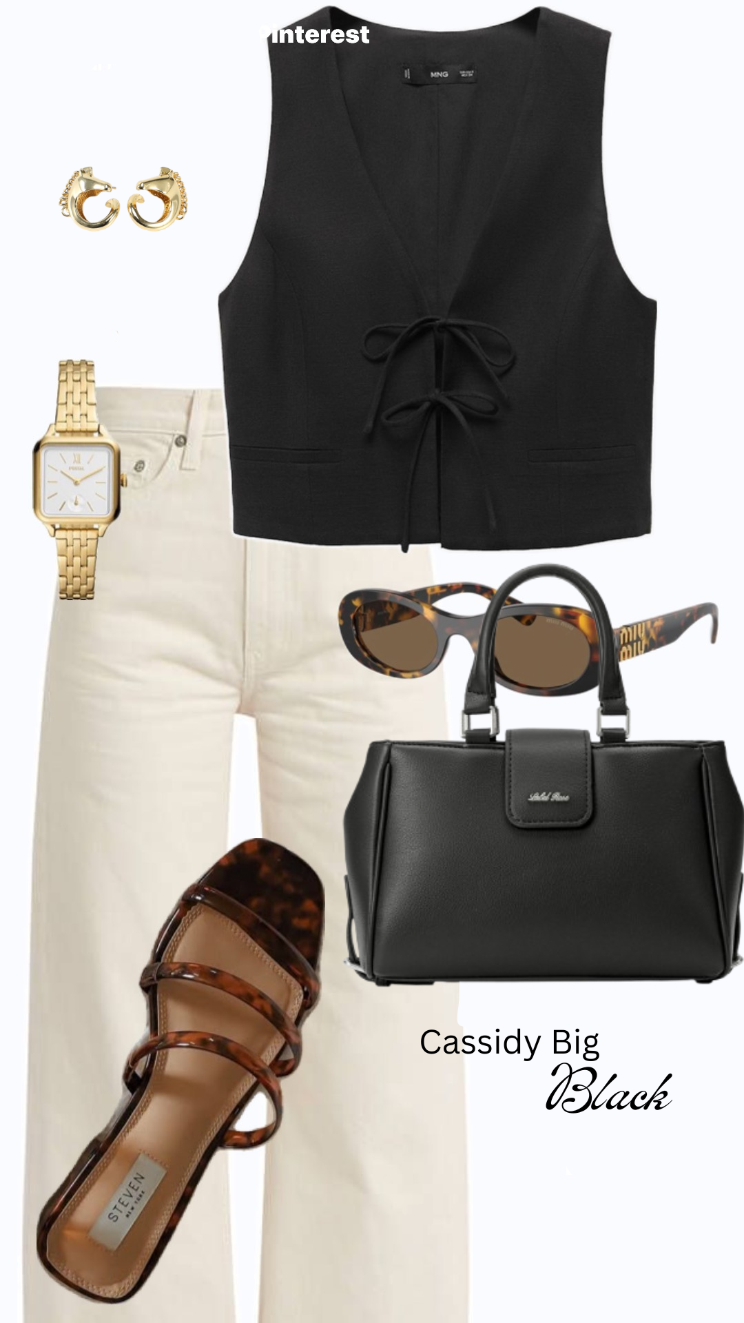 Borsa a mano CASSIDY BIG - BLACK