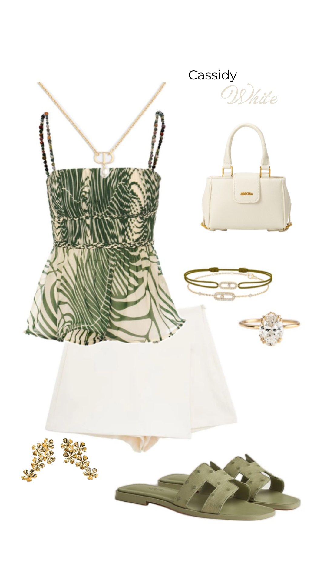 Borsa a mano CASSIDY - WHITE