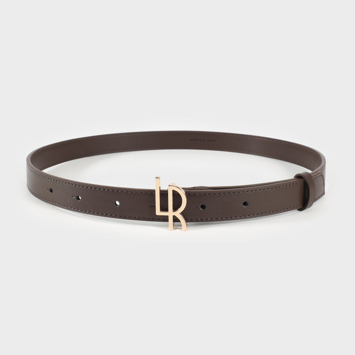 Label Rose Belt MEDIUM - BROWN