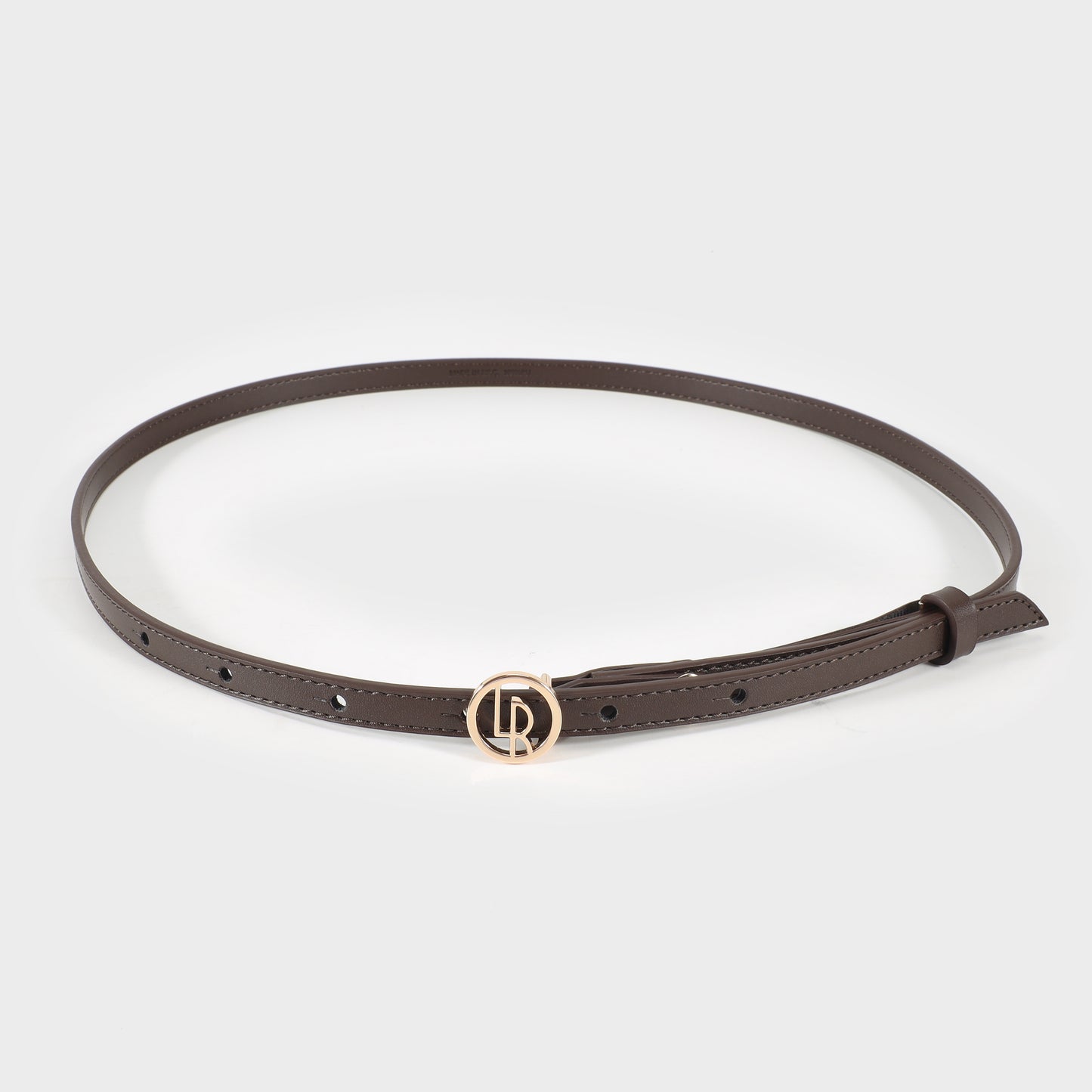 Label Rose Belt SMALL - BROWN