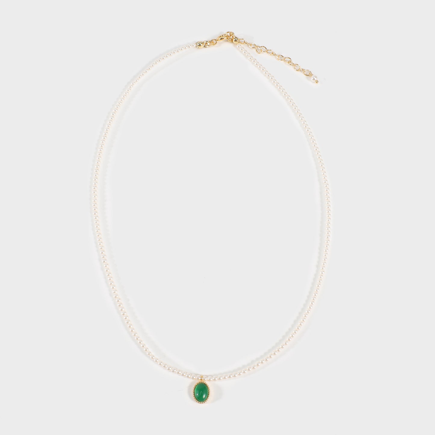 Collana pendaglio verde