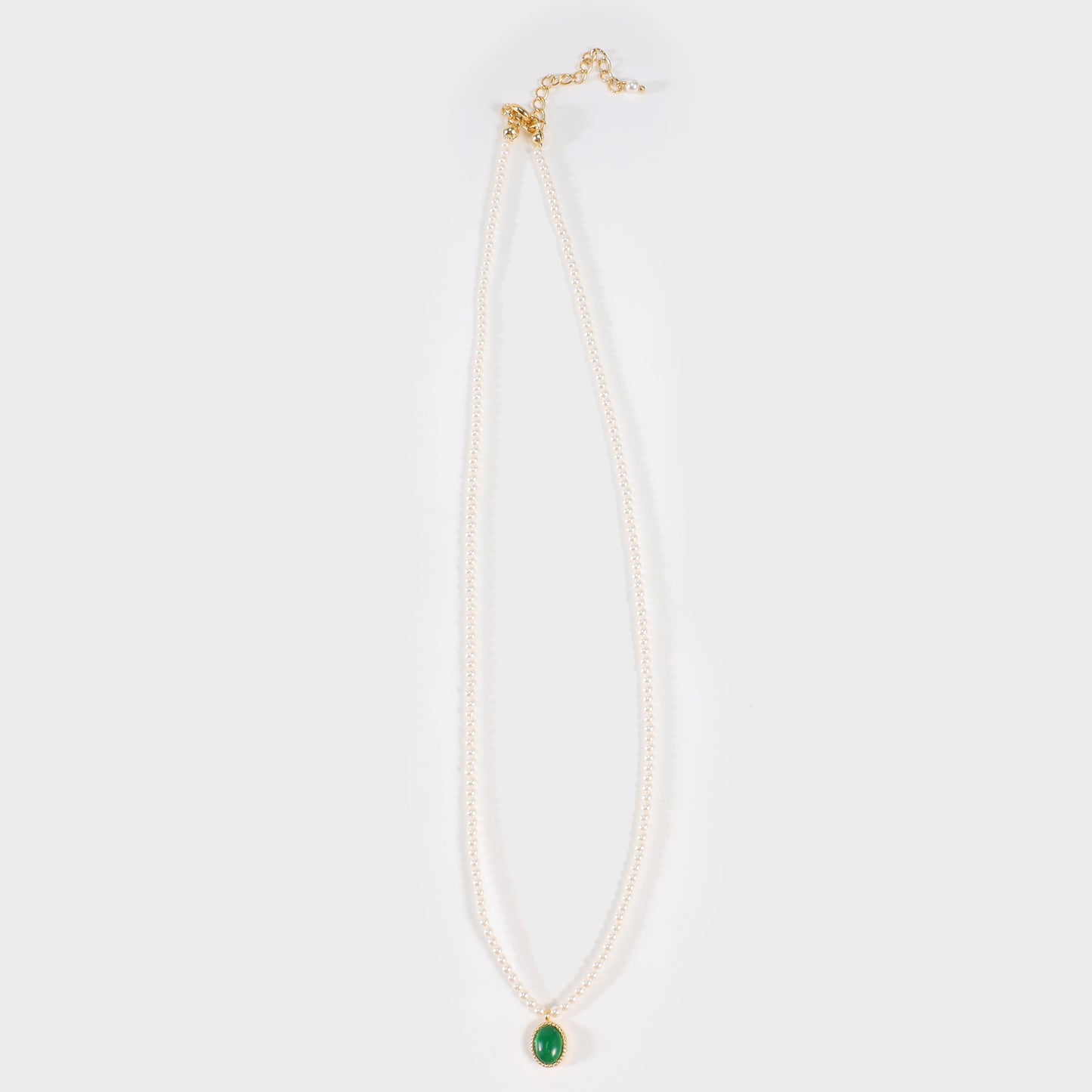 Collana pendaglio verde