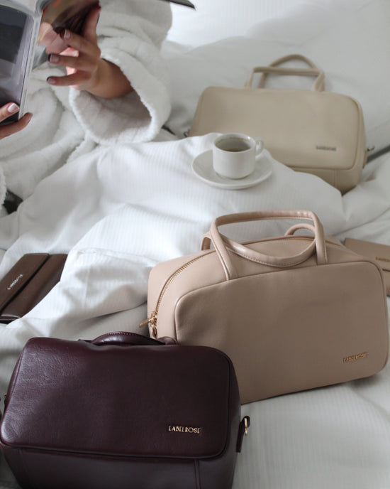 Bolso estilo satchel BLAKE - WINE