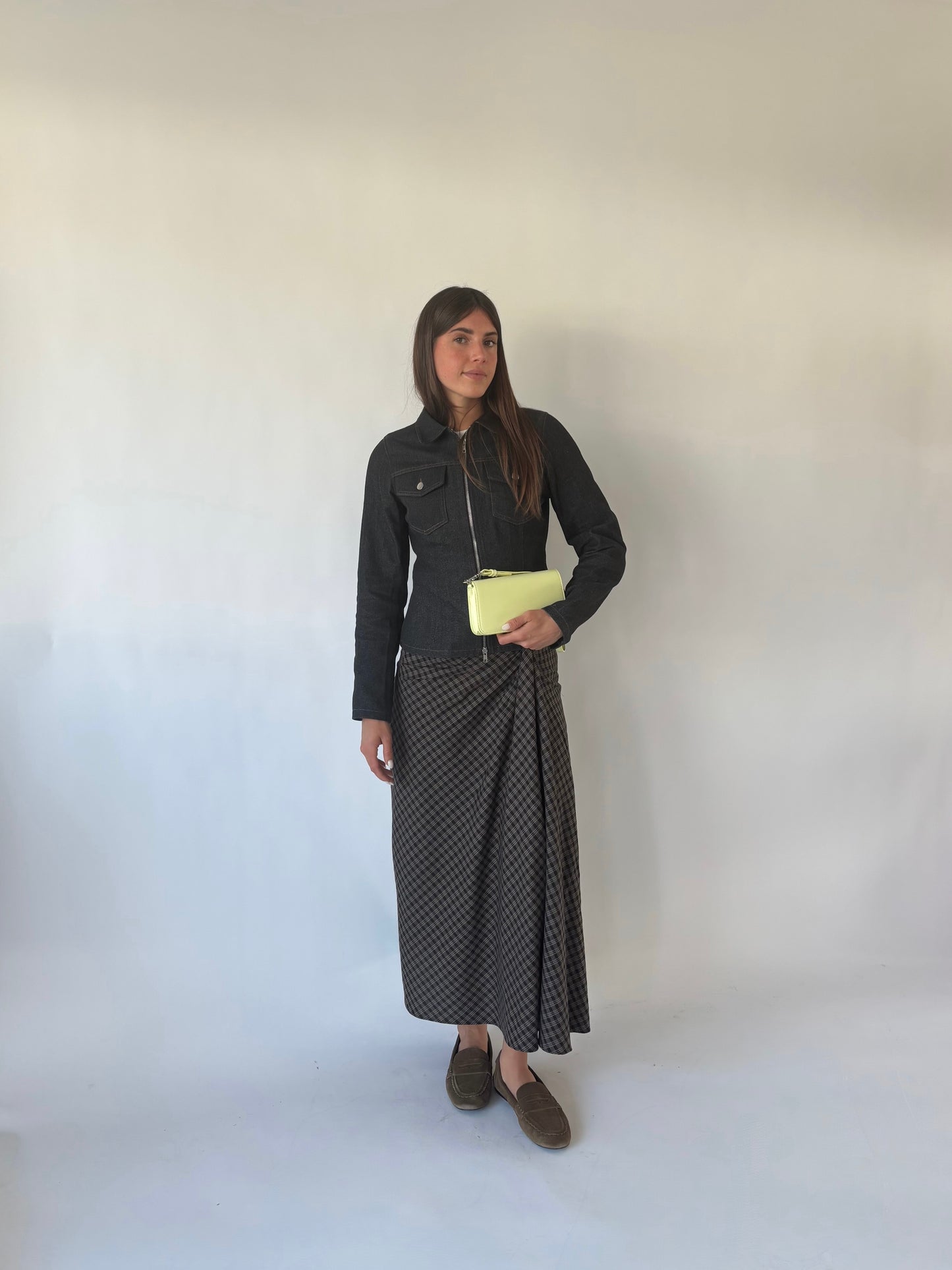 Borsa a spalla NICOLE - LIME