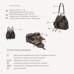 Zaino BAGPACK - DARK BROWN