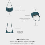 BEA Shoulder Bag - DARK TEAL