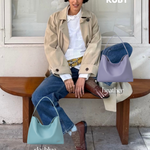 Shopper bag RUBY - SKY BLUE