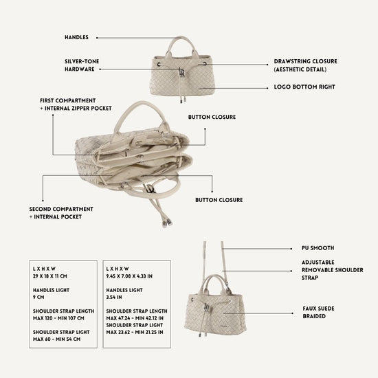 Borsa a mano MEGAN SIMILSUEDE - DESERT
