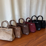 MINA Handbag - BLACK SILVER