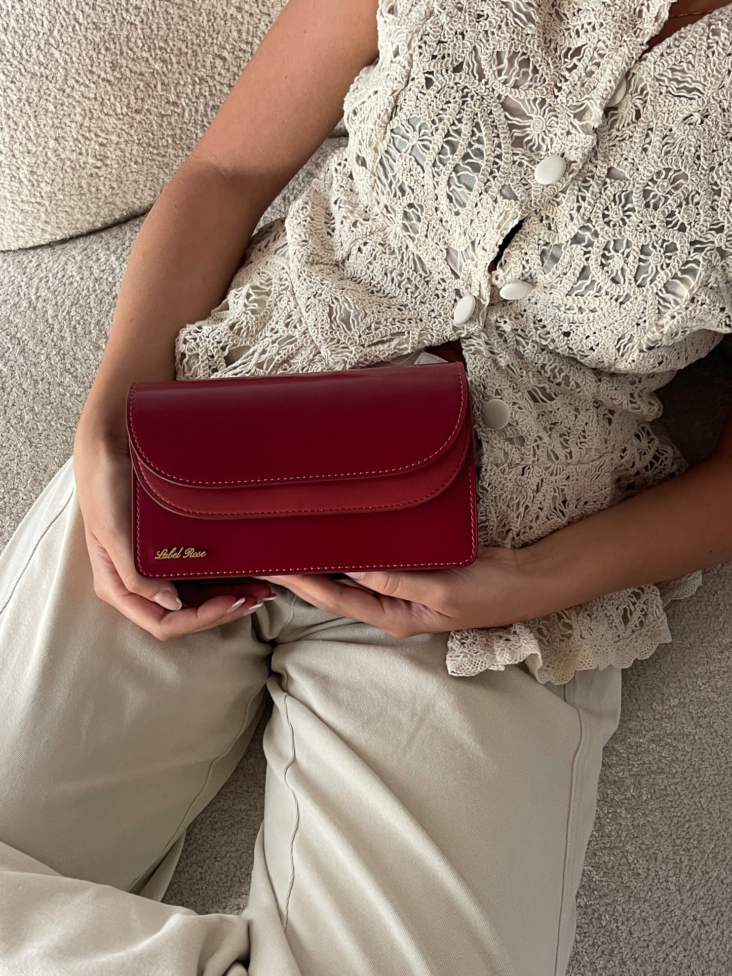 ARIANA Shoulder Bag - RED