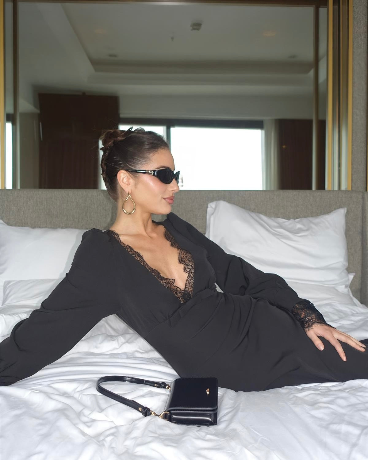 Borsa a spalla NICOLE - BLACK