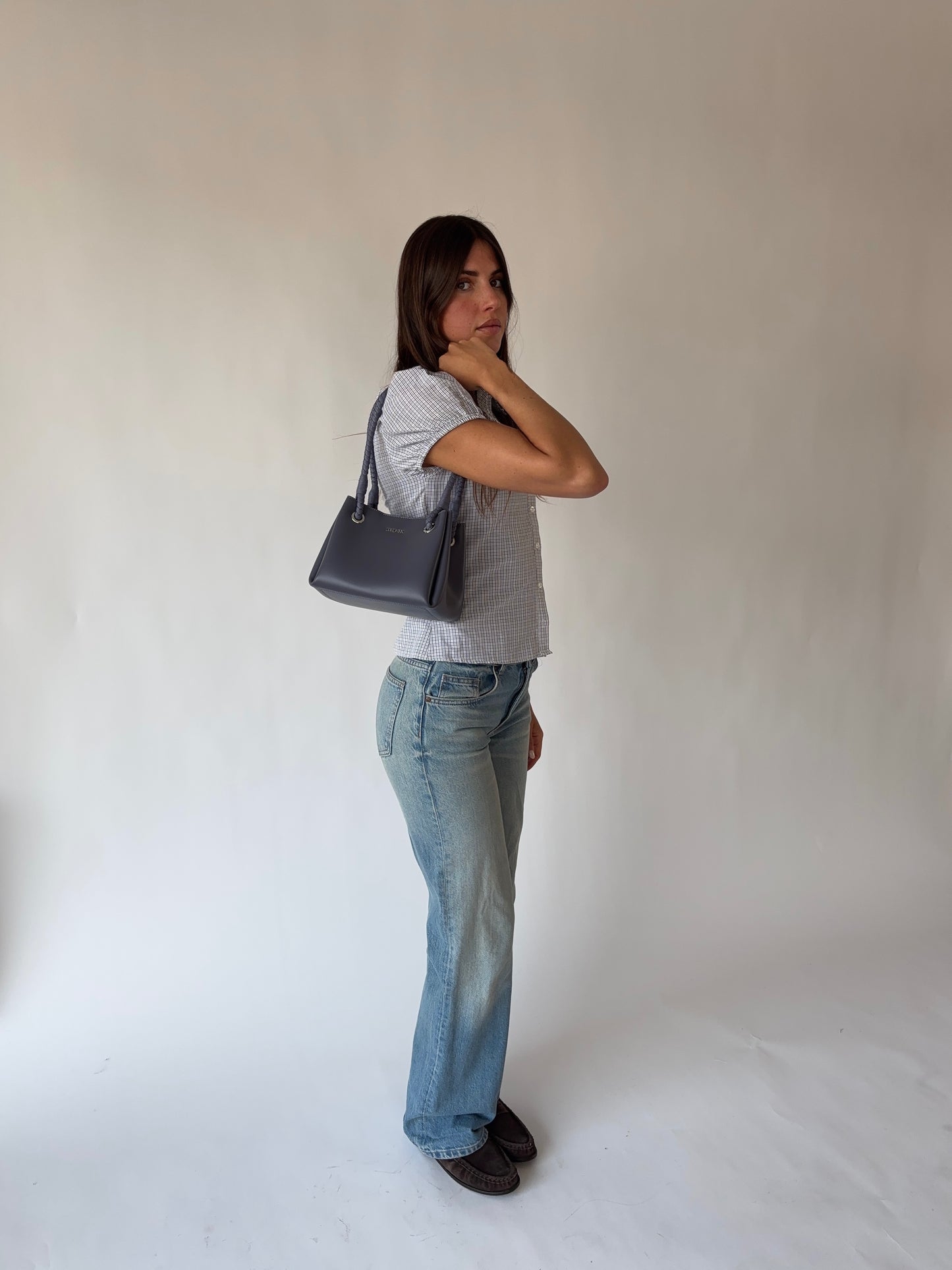 Bolso de hombro CHERYL - GRIS ANCLA