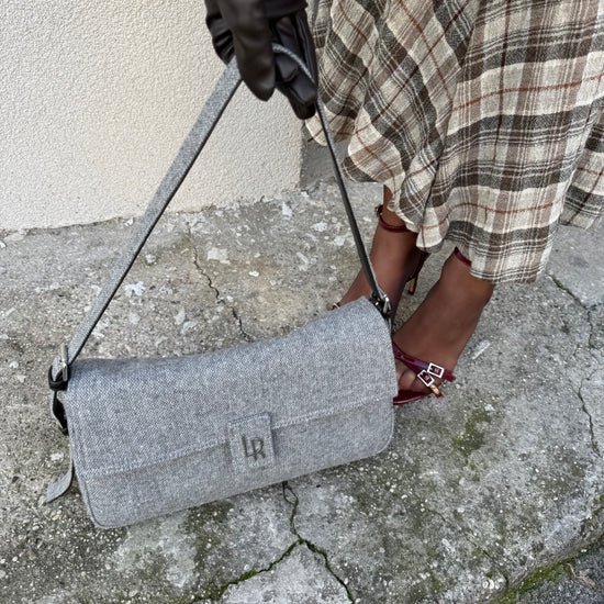 CAROLINE Shoulder Bag - GREY