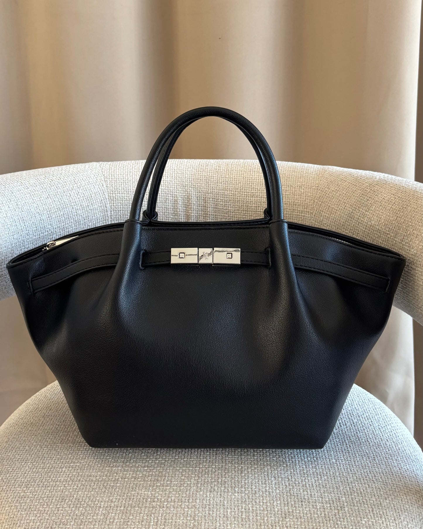 Borsa a mano BRIELLE SMALL - BLACK SILVER