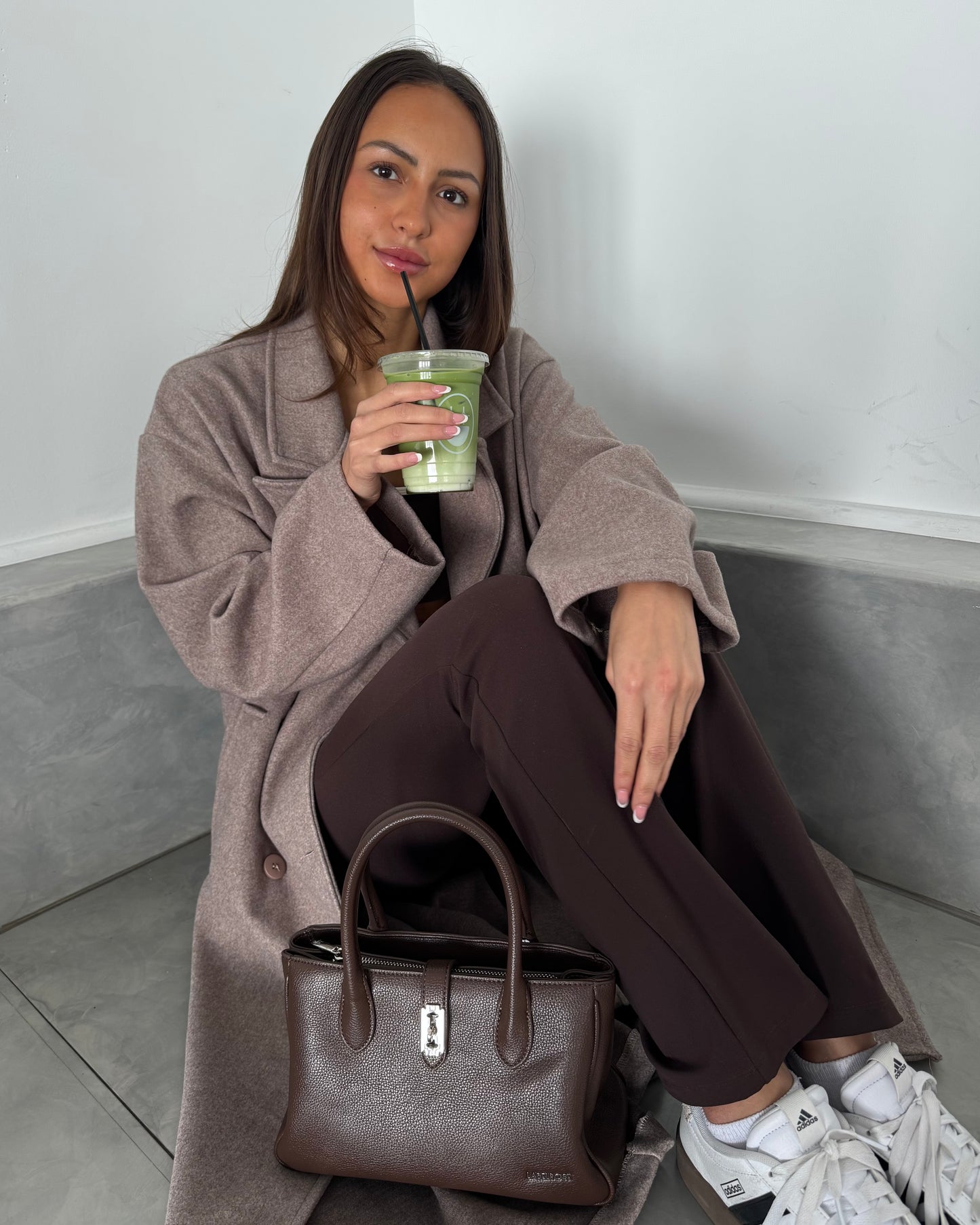 Borsa a mano LENÚ - BROWN