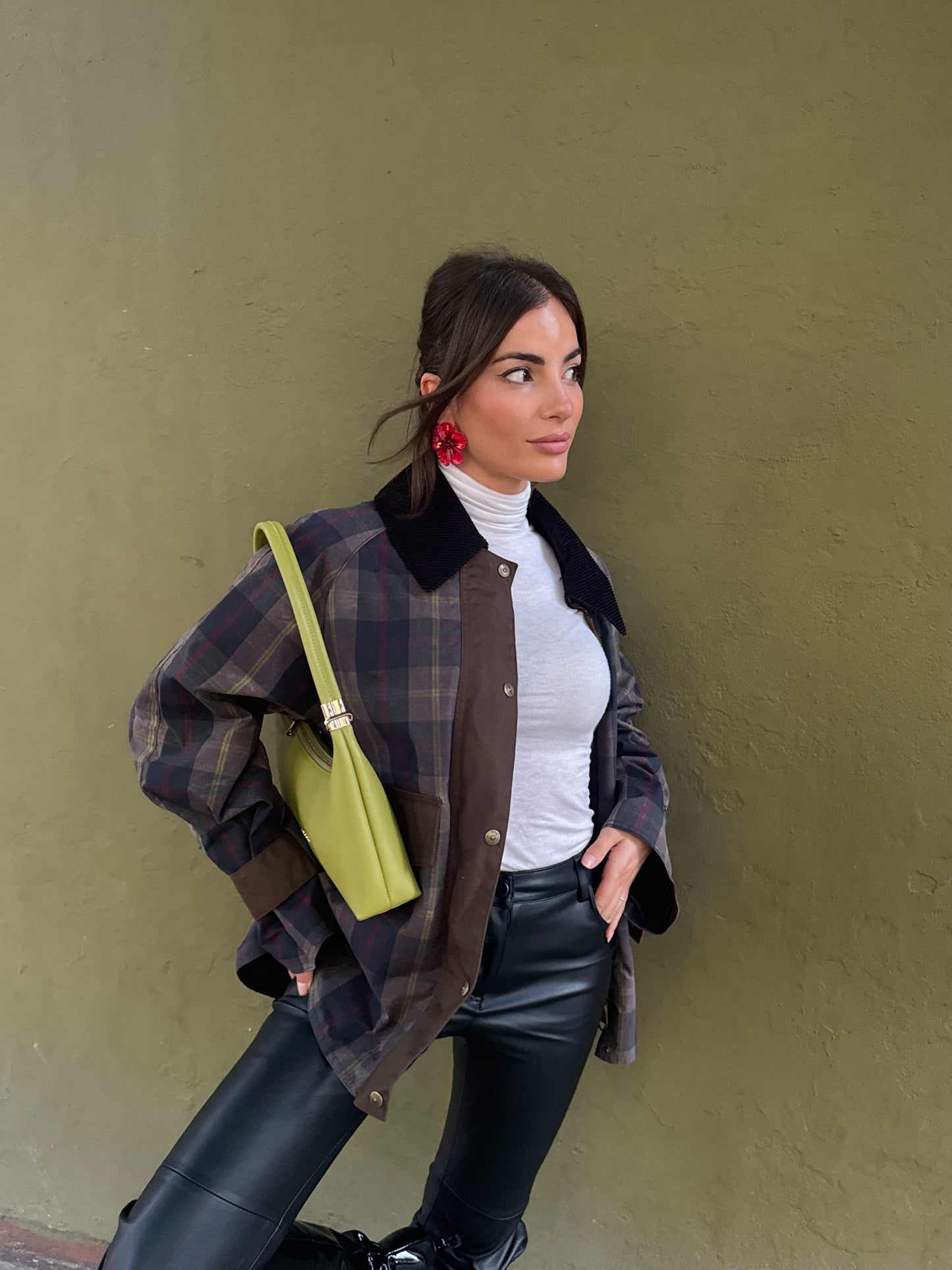 Borsa a spalla MAIA - GREEN